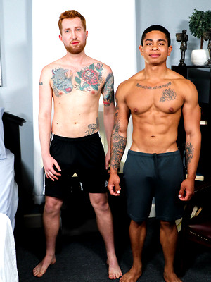 Hot gay album pics Jayden Woods & Leon King: RAW, Scene #01