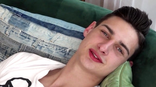 Gay porn video Brandon Salieri solo