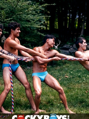 Gay sex pics with CAMP COCKYBOYS: ORGY