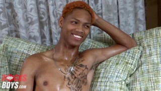 Free gay porn video 18 Yr old Twink Auditions with Rock