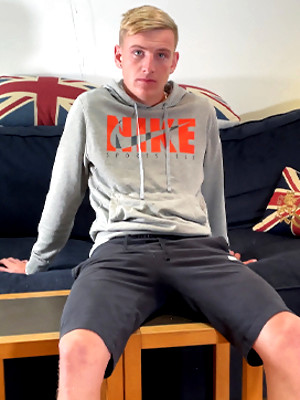 Cute uncut gay boys - Young Straight Blond Wanks his Hard Uncut Cock & Explodes with Cum all over his Face!