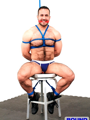 Gay pics of Hairy muscle pornstar Adam Champ