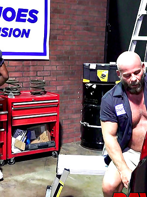 XXX gay photos of He Needs That Mechanic Meat