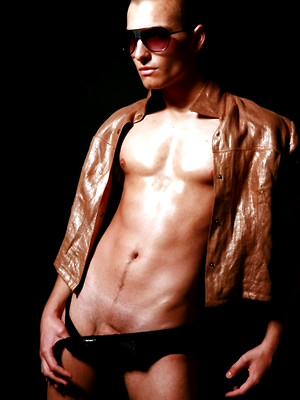 Gay sex pics with first time glamour nude shoot