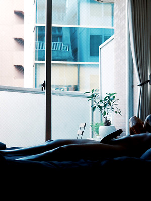 Gay sex pics with Bird Cage solo