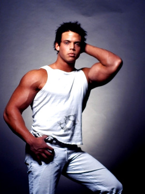 Gay porn pics Young sexy fitness model Zack Lauren poses