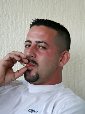 XXX gay photos of Joey jerking off dick