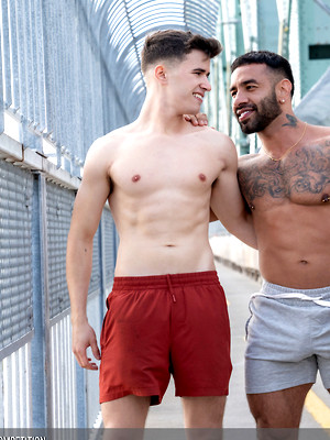 Free gay porn pics with Friendly Competition