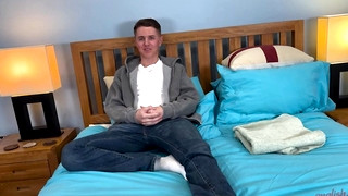 Free gay sex with Straight Hottie Fin Pumps his Tight Hole with Anal Beads & a Vibrator & Squirts Cum Everywhere!