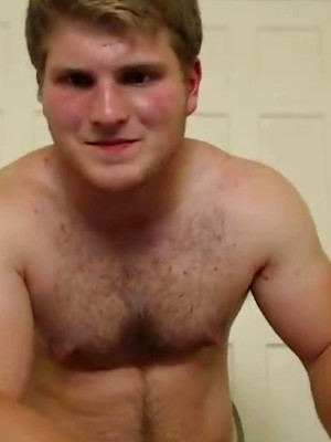 Gay sex pics with Hairy Bear Cub Teen Jerks It