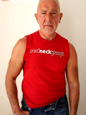 Gay sex pics with Rex Silver solo