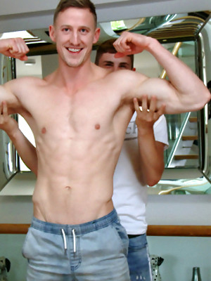 Hot gay album pics Straight Muscular Hunk Noah gets Wanked & Sucked by Naughty Dominic & Both Shoot Buckets!