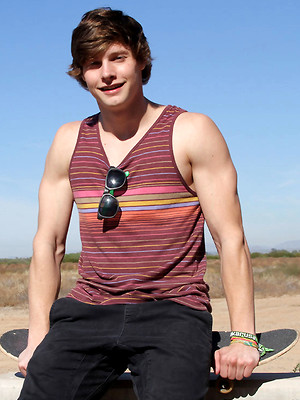 Gay pics of NEW Skater JOCK Clay Anker