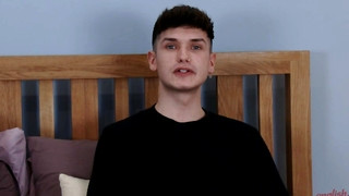 Free gay sex with Young Straight Lad Charlie's 1st Man Wank with Jack's Thick Uncut Cock & Jack Cums Over His Shoulder!