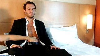 Gay porn video Yano Innocent Straight Banker Serviced his Big Cock by a Guy!