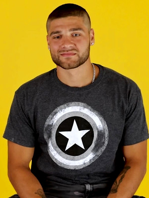 Free gay porn pics with Day One Chat With New Face Mike Cain!