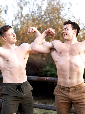 Free gay porn pics with Clark Reid, Kyle Denton