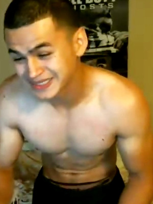Gay sex pics with Ripped Latino Teen Is A FREAK