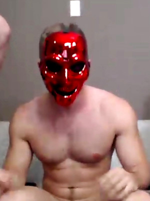 Hot gay sex pics with Masked Man REVEALED!