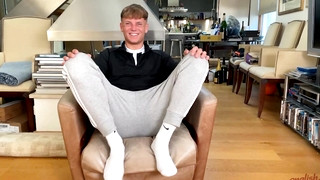 Gay porn video Straight Cameron Shows off his Lean Tanned Body & Wanks his Uncut Cock & Fires a Load of Jizz!