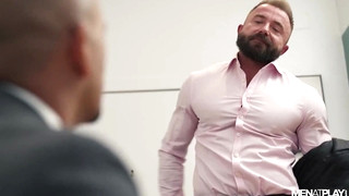 Check new gay sex scene with Black Friday Suit Up!
