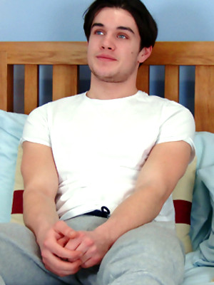 Gay male in Straight & Hairy Myles 1st Manhandling