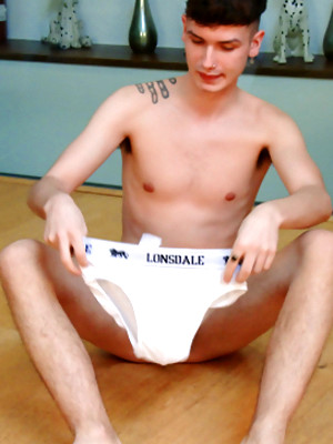 Twinks xxx pics - Young Straight Lad Charlie Wanks his Big Uncut Cock & Shoots Jizz Everywhere!