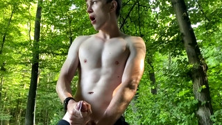 Gay Jackoff porn video I Asked my best Friend to Shoot a Video with me Outdoor.this is too far ? / Dominant / Daddt / Teen
