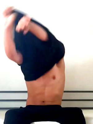 Gay porn pics Young Stud Aiden Wanks his Huge Uncut Cock at Home & Fingers his Tight Hole & Shoots his Load!