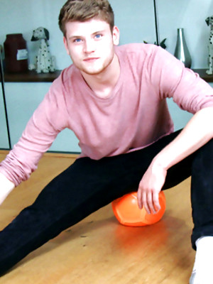 Cute uncut gay boys - Straight Blond Footballer Archie Wanks his Uncut Cock Wearing his Football Kit & Cums all over Himself!