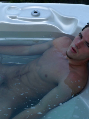 Hot gay album pics Trystan Bull jacking off his dick