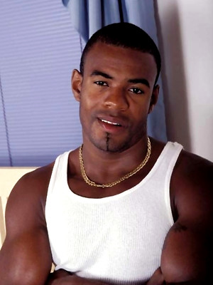 Free gay porn pics with Black and hung tough guy sports 10 inch meat