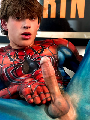 Gay sex pics with Spider-man Spunk