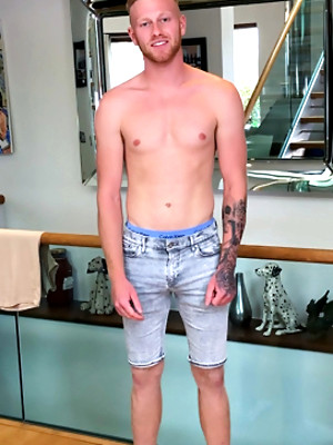 Free gay porn pics with Straight Young Stud Ethan gets his 1st Manhandling