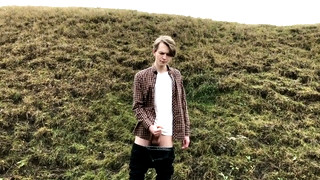 Gay Jackoff porn video Horny BOY with HUGE DICK(23cm) Jerking OFF OUTDOOR IN THE COLD WEATHER