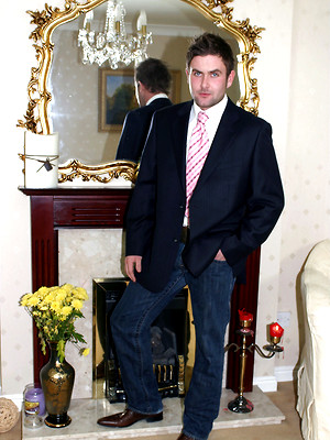 Hot gay album pics Horny gay guy plays with his cock after a long day at work