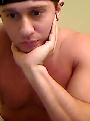 Cute uncut gay boys - Shirtless Jock Grabs Cock