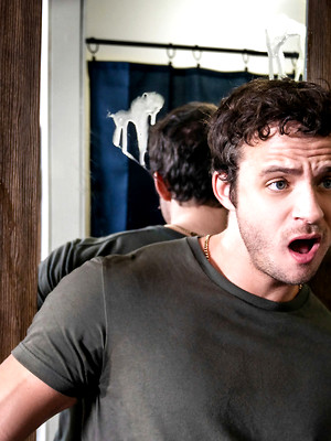 Gay porn pics Johnny B, Nate Grimes, Pierce Paris hardcore anal fucking