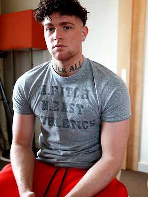 XXX gay photos of Straight mates - Brock Wyman naked on camera for the first time