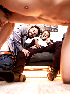 Gay sex pics with Bo Sinn, James Fox, Rocky Vallarta bareback fuck