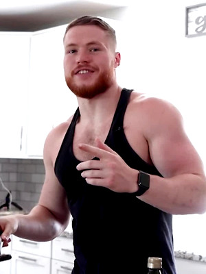 Gay sex pics with Under Lockdown, Two Frat Bros Eli Bennett & Kane Hardy Are Bound To Get Horny