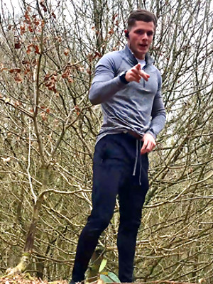 Gay sex pics with Young Fit Stud Logan