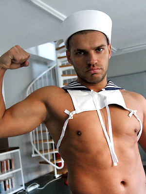 Gay sex pics with Giant Straight Mate - Jack Ward