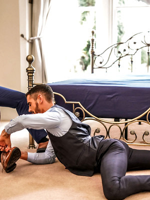 Gay sex pics with Sir Peter fucks Valentin Amour's ass